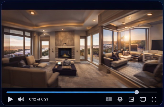 Cinematic AI video tour generated from property listing photos